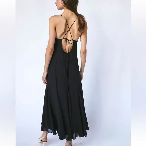 Free People Sweetest Rose Maxi Dress in Black - Picture 2 of 9